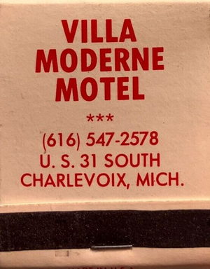 Villa Moderne Motel - Matchbook (newer photo)